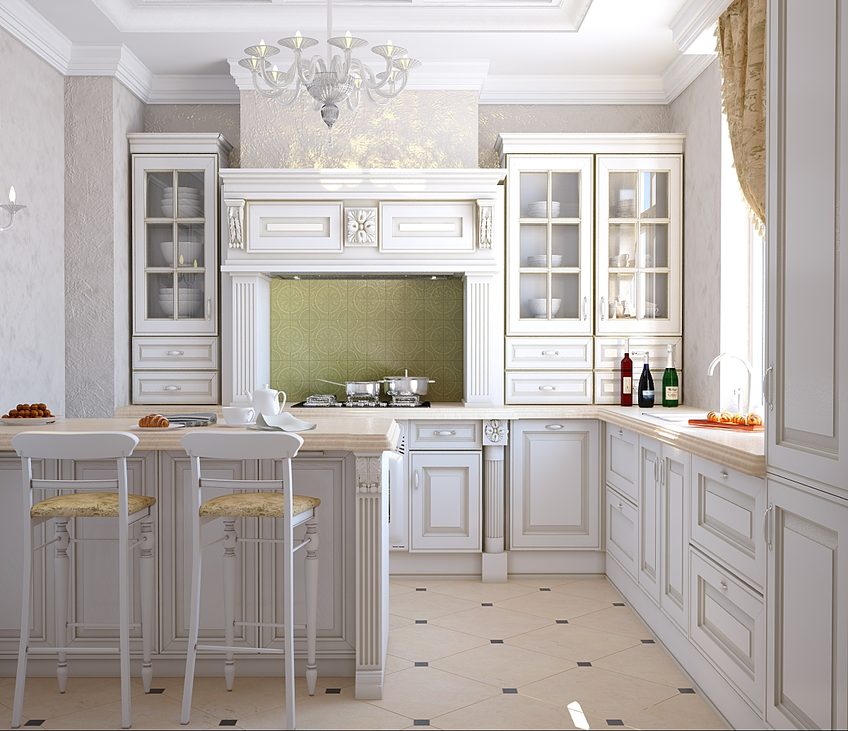 Дизайн інтер'єру маленької кухні