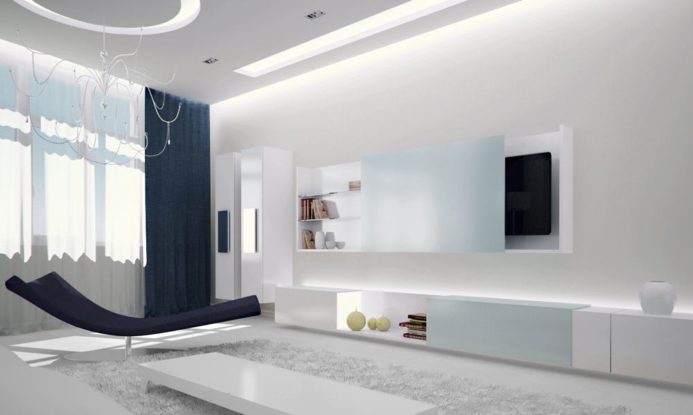 біла підлога в дизайні інтер'єру Біла підлога в інтер'єрі кімнати