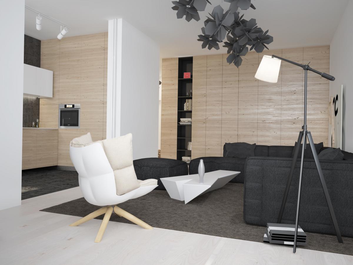 Дерево в інтер'єрі кімнати