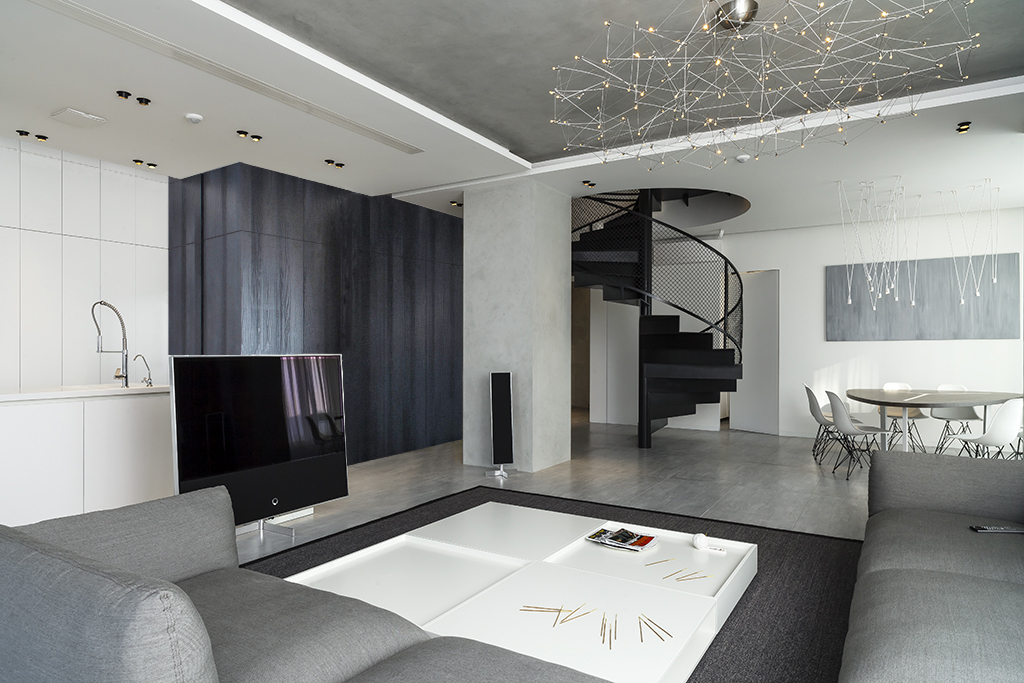 Зал у стилі мінімалізм