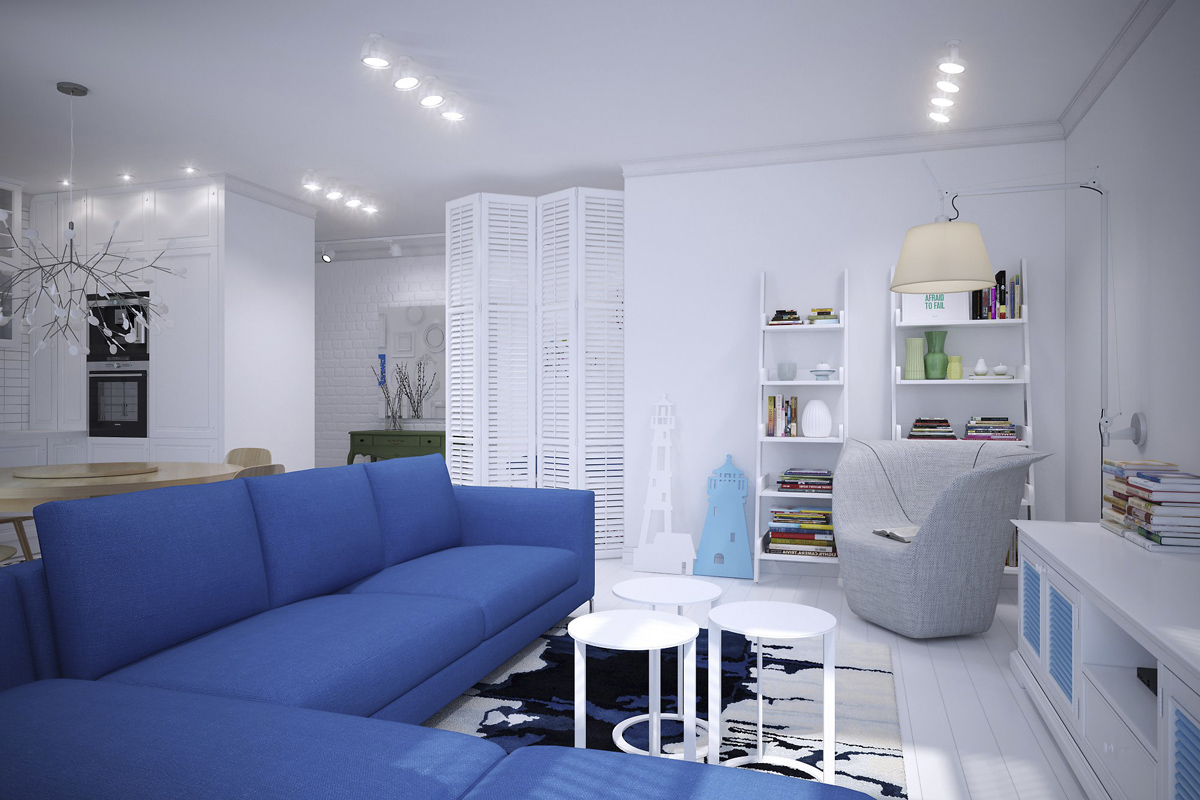 Дизайн інтер'єру в морському стилі