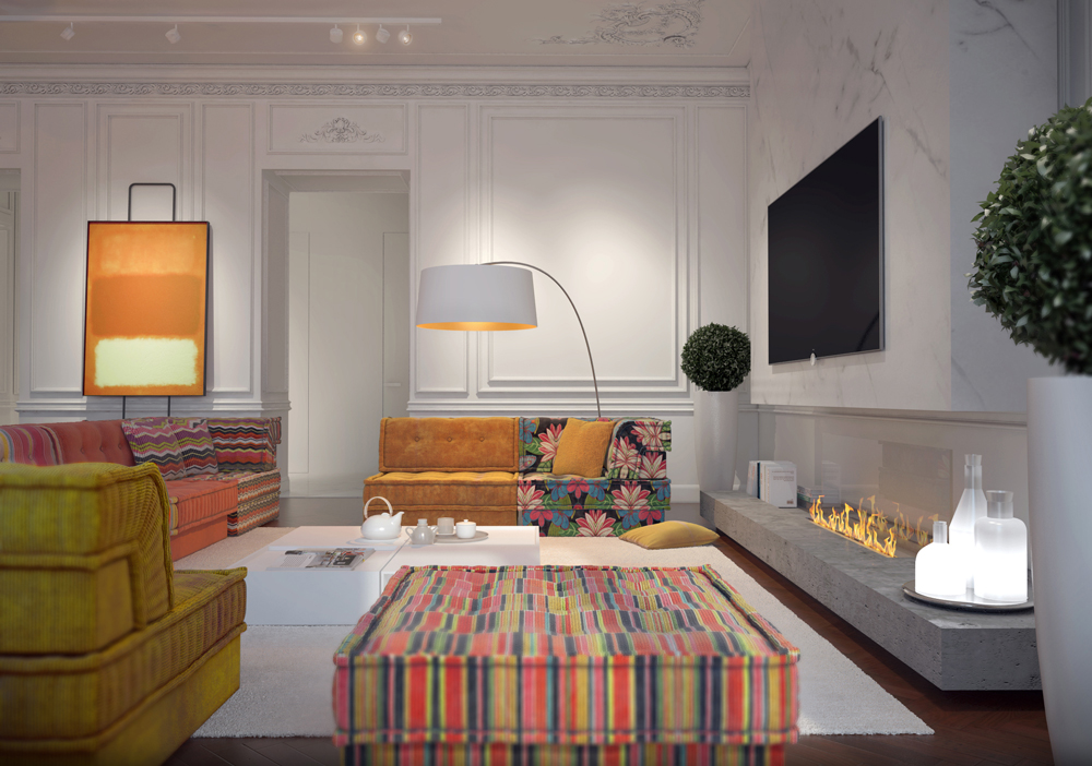 Осінь в інтер'єрі квартири