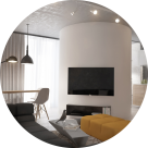 Дизайн однокімнатної квартири площею 45 кв.м, м.Київ, вул.Регенераторна, 4 (автори: Олена Романюк, Микита Борисенко)