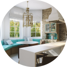 Дизайн дворівневої квартири площею 130 кв.м, пер. Докучаївський, таунхаус 8, м. Київ (дизайнерка Олена Романюк)